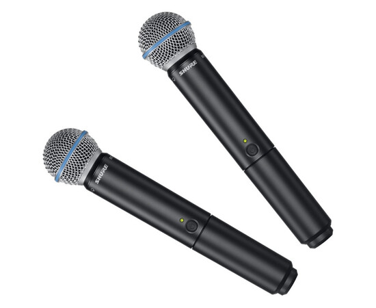 SHURE BLX288E/B58-M17 Радиосистема BLX с двумя ручными микрофонами BETA58.  662-686 МГц, изображение 2