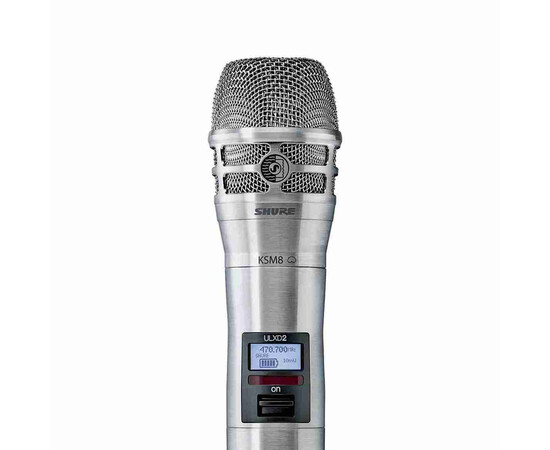 SHURE ULXD2/K8N=-H51. Ручной передатчик с капсюлем микрофона KSM8 (534 - 598 МГц)