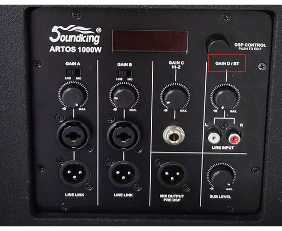 SOUNDKING ARTOS 1000 Активная акустическая система колонного типа, изображение 3