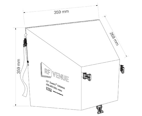 RF Venue CP Beam. Антенна с круговой поляризацией, изображение 5