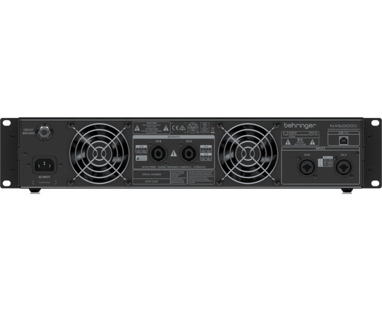 BEHRINGER NX6000D. Усилитель мощности, изображение 3