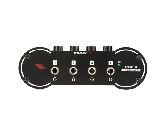 PROEL HPAMP104 — Четырёхканальный усилитель для наушников, изображение 2