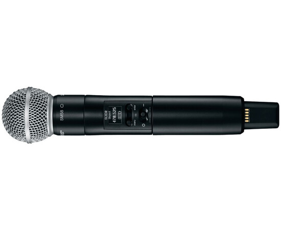 SHURE SLXD2/SM58=-G59. Ручной передатчик системы SLX-D с капсюлем SM58 (470 - 514 МГц), изображение 3