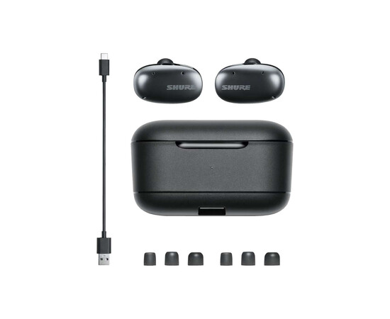 SHURE SBE1DYBK1-EFS Bluetooth наушники.  Цвет: чёрный, изображение 4