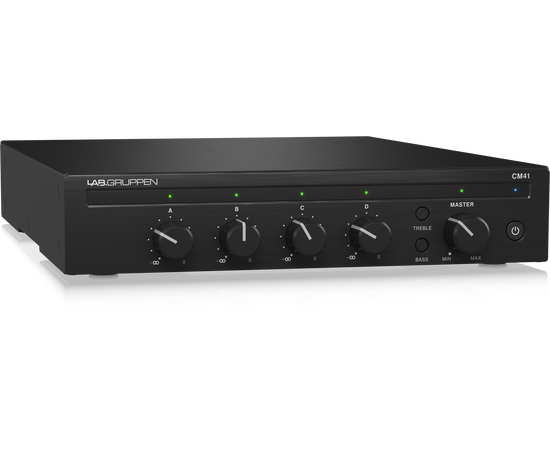 Lab.Gruppen CM41. Компактный трансляционный микширующий усилитель, изображение 2