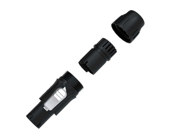 Разъём кабельный  Powercon TR1 3-х контактный  "Female" Seetronic SAC3FX, изображение 2