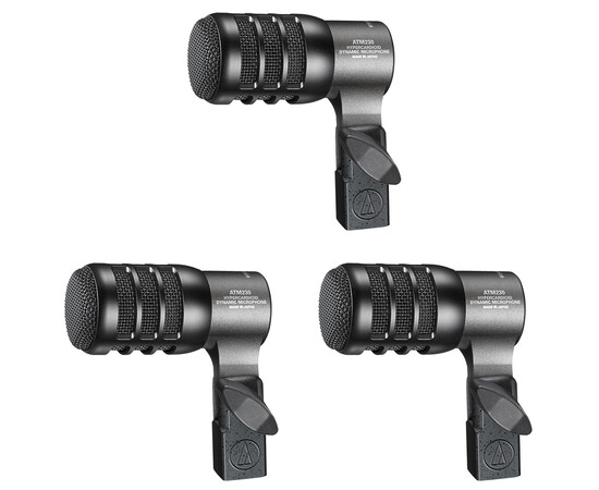 AUDIO-TECHNICA ATM230PK комплект из 3 динамических микрофонов для ударных