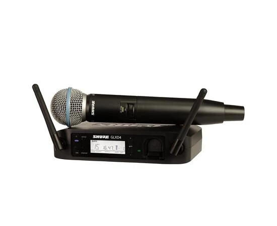 SHURE GLXD24+E/B58-Z3 Цифровая вокальная радиосистема 2400–2483,5  5725–5850 МГц