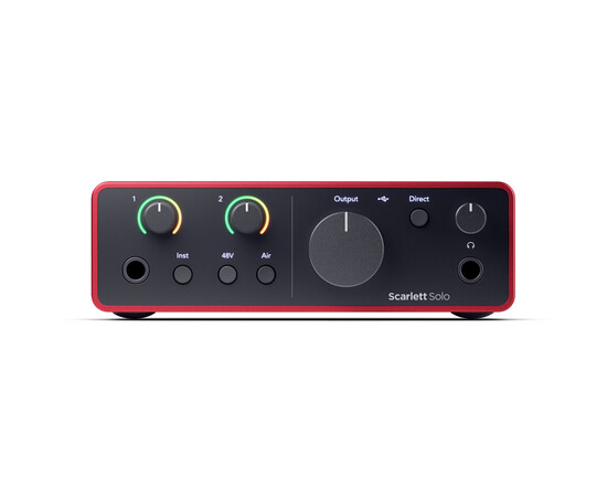 Аудиоинтерфейс Focusrite Scarlett Solo 4th Gen