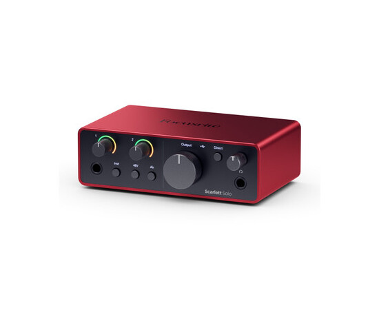 Аудиоинтерфейс Focusrite Scarlett Solo 4th Gen, изображение 2