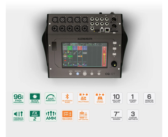 Цифровой микшерный пульт CQ-12B
