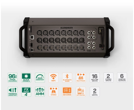 Allen & Heath CQ-20B. Цифровой микшерный пульт