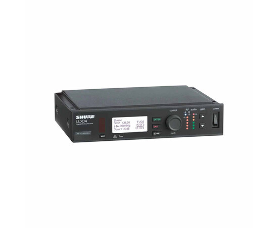 SHURE ULXD4E=-G51. Одноканальный цифровой радиоприемник ULX-D (470–534 МГц), изображение 3
