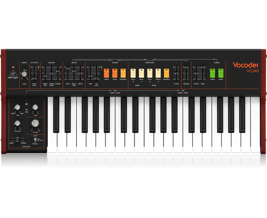 BEHRINGER Vocoder VC340 - аналоговый вокодер и струнный синтезатор