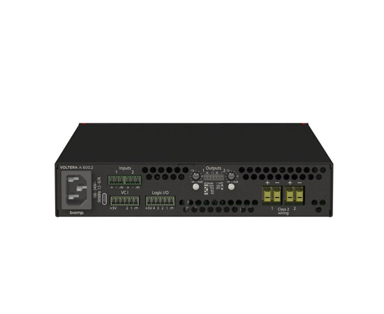 Biamp Voltera A 600.2 Двухканальный усилитель с общей мощностью 600 Вт, изображение 2