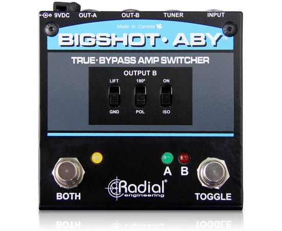 Radial BIGSHOT ABY. Пассивный коммутатор для работы с двумя усилителями
