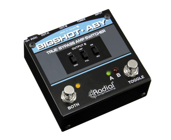 Radial BIGSHOT ABY. Пассивный коммутатор для работы с двумя усилителями, изображение 2