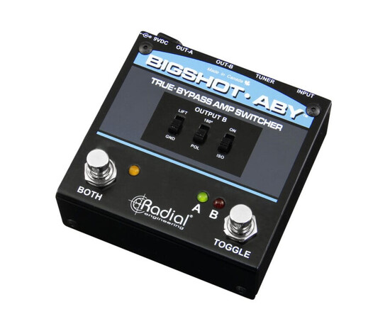 Radial BIGSHOT ABY. Пассивный коммутатор для работы с двумя усилителями, изображение 3