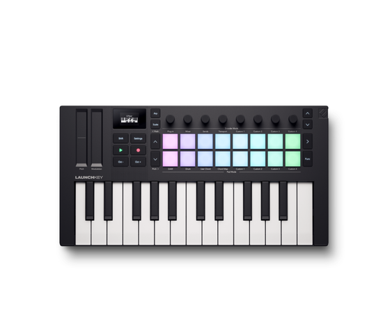 Novation Launchkey Mini 25 MK4 - Компактный MIDI-контроллер с 25 клавишами и USB-подключением