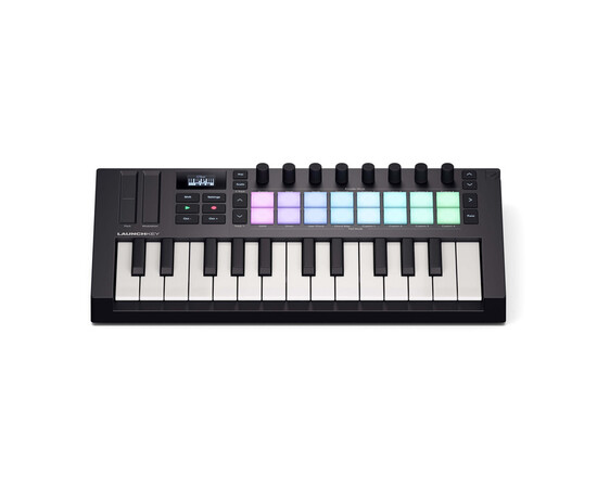 NOVATION Launchkey Mini 25 MK4. Компактный MIDI-контроллер с 25 клавишами и USB-подключением, изображение 2
