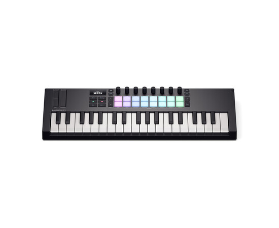 NOVATION Launchkey Mini 37 MK4. Компактный MIDI-контроллер с 37 клавишами и USB-подключением, изображение 2