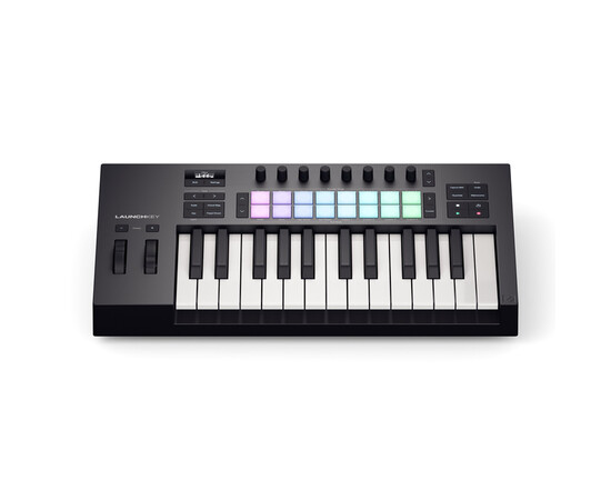 NOVATION Launchkey 25 MK4. Компактный MIDI-контроллер с 25 клавишами и USB-подключением, изображение 2