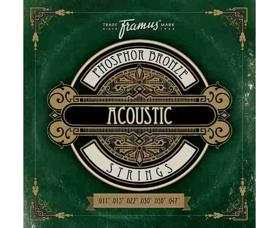 Струны для акустической гитары WarwickFramus Phosphor Bronze Light 011 - 047