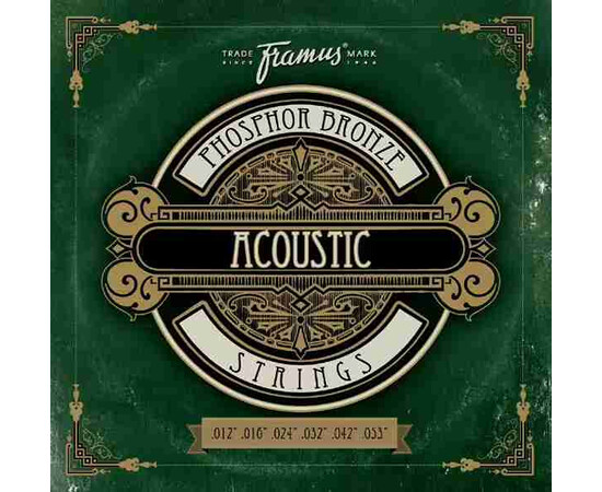 Струны для акустической гитары Warwick Framus Phosphor Bronze Medium 012 - 053