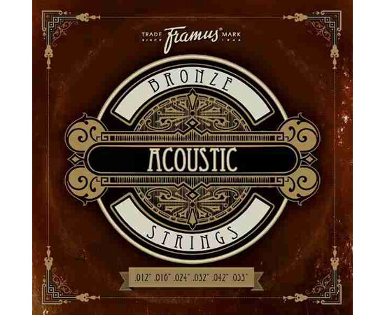 Струны для акустической гитары Warwick Framus Bronze Medium 012 - 053