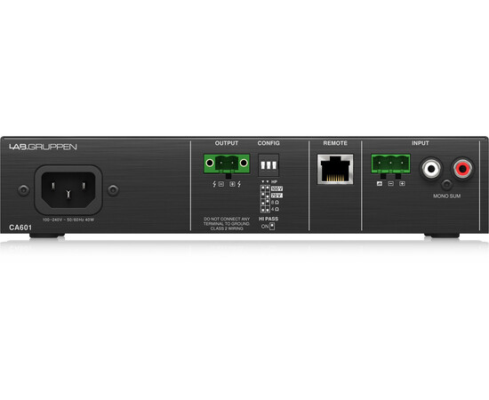 Lab.Gruppen CA601 Трансляционный усилитель на 60 Вт, изображение 3