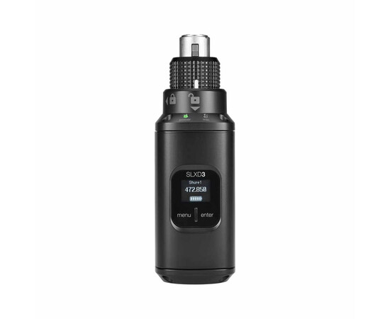 SHURE SLXD3=-G59. Плаг-он радиопередатчик SLX-D (470–514 МГц)