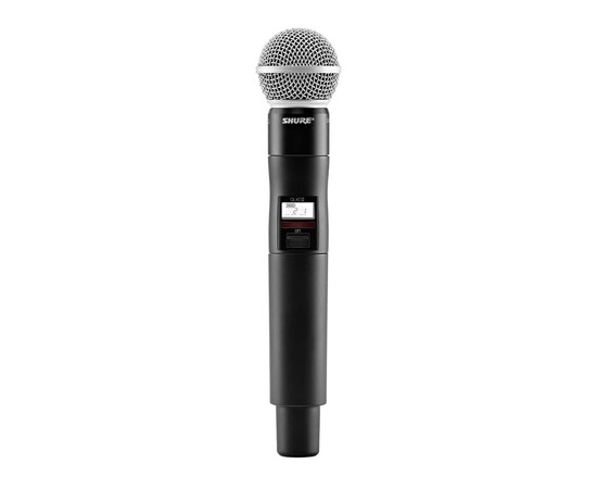 SHURE QLXD2/SM58=-G51 Pучной передатчик серии QLXD с капсюлем микрофона SM58. 407 - 534 MHz