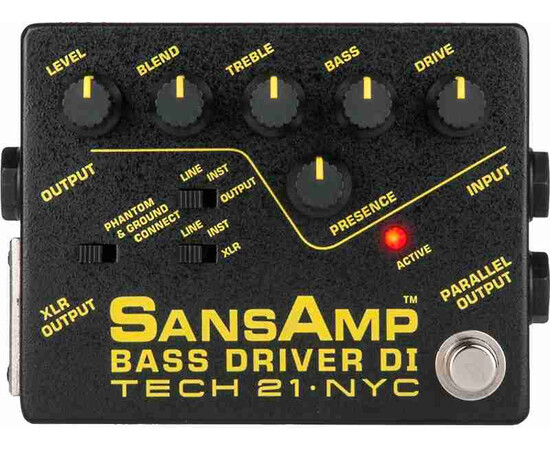 TECH 21 SansAmp Bass Driver DI Басовый преамп и DI-бокс