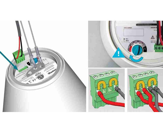 Biamp Desono P60DT-BL Black. Подвесной громкоговоритель, изображение 3