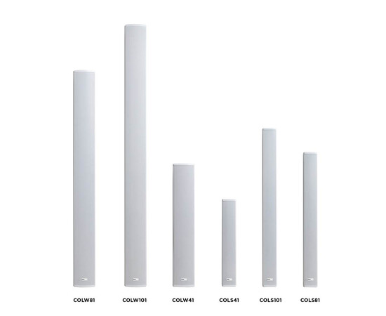 Двухполосный колонный громкоговоритель Biamp Desono COLS101 White, изображение 2