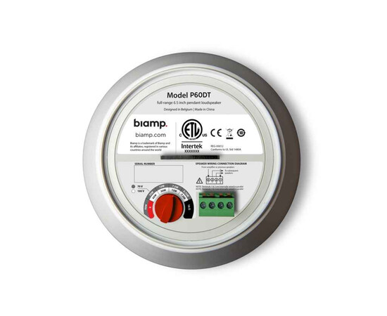 Подвесной громкоговоритель Biamp Desono P60DT-W White, изображение 3
