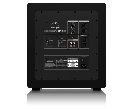 BEHRINGER K10S. Активный студийный сабвуфер, изображение 3